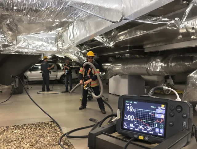Professional negative pressure duct cleaning by Medway Air Duct Cleaning in Medway